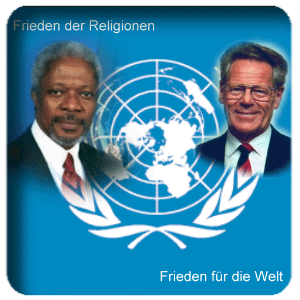 Ein besonderes Geburtstagsgeschenk! Kofi Annan zu Besuch bei Prof. Dr. Hans Küng.