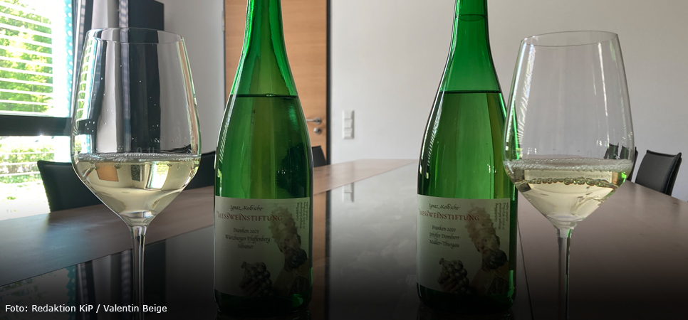 Von der Traube in die Messwein-Flasche: Zu Besuch im Weingut