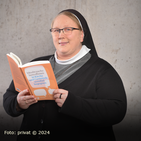 Schwester Marie Pasquale Reuver: "Ich sitze nicht nur dankend und lobend da."