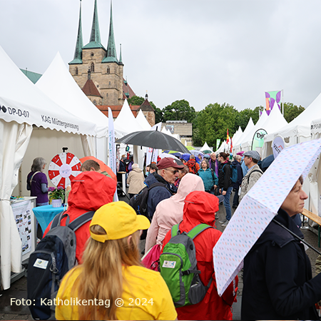 Frieden, Freude, Weitersuchen – Gang über den Erfurter Katholikentag