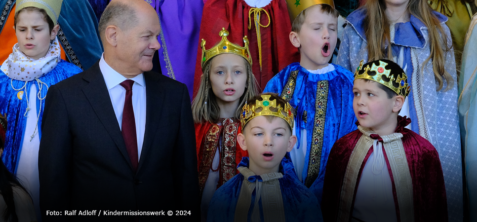 Sternsinger aus Pliezhausen beim Bundeskanzler